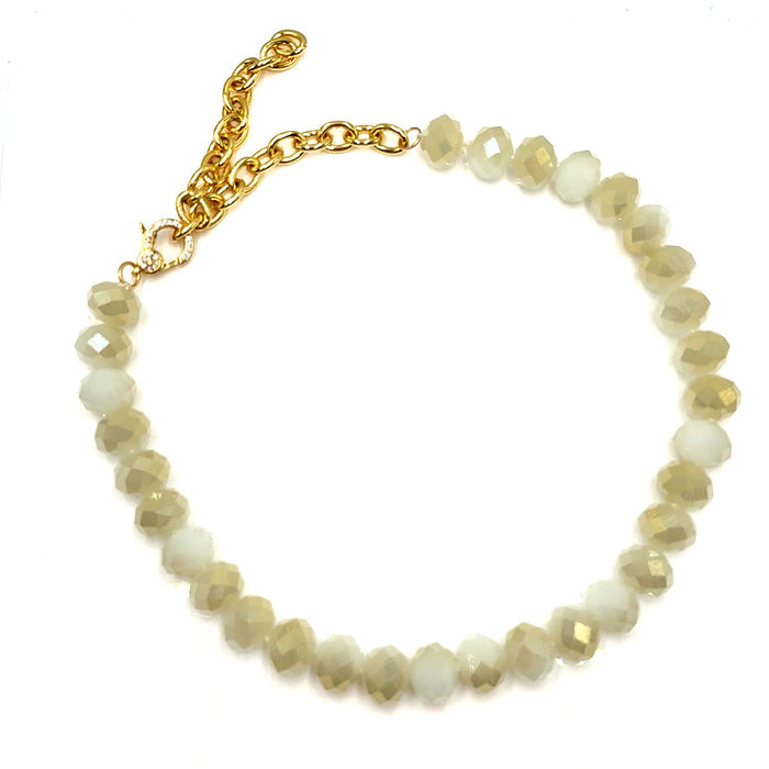 Adjustable Rondelle Short Necklace - Born To Glam