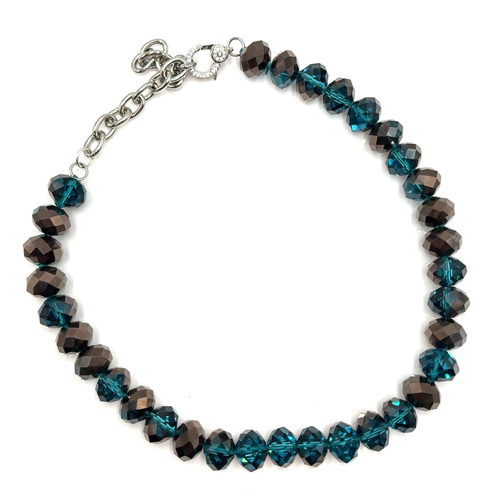 Adjustable Rondelle Short Necklace - Born To Glam