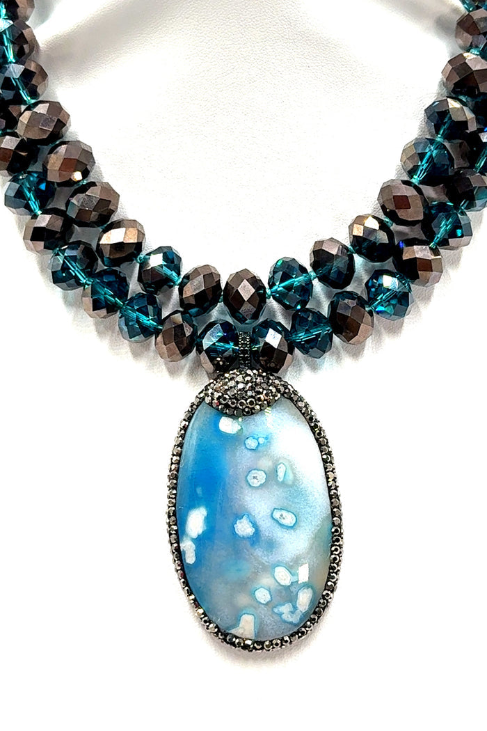 Adjustable Rondelle Short Necklace - Born To Glam