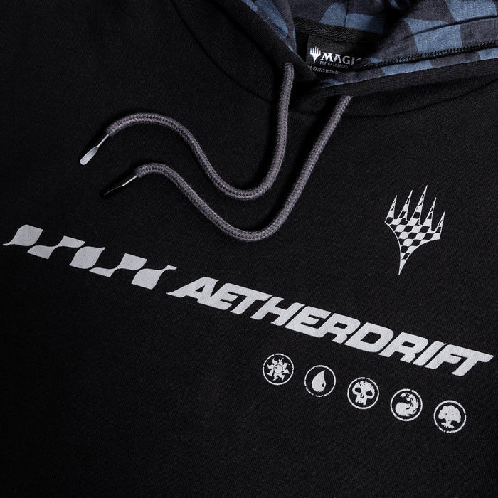 Aetherdrift Black Hoodie - Heroes & Villains-Magic: The Gathering-Hoodie