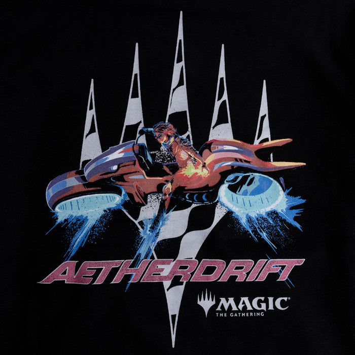 Aetherdrift Black Hoodie - Heroes & Villains-Magic: The Gathering-Hoodie