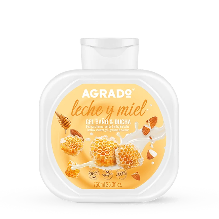 AGRADO GEL BAGNO LATTE E MIELE 750ML