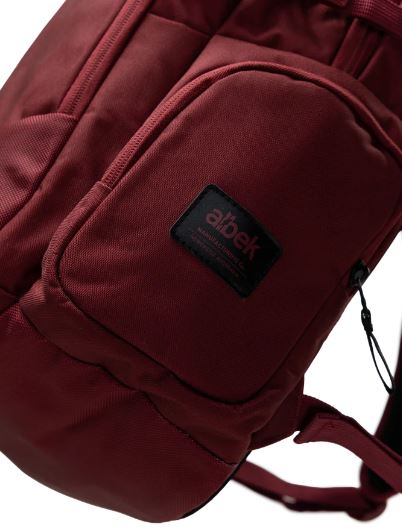 Albek Dudley Burgundy Backpack