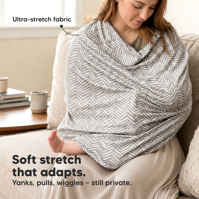 Ultra-stretch fabric. Soft stretch that adapts. Yanks, pulls, wiggles – still private.