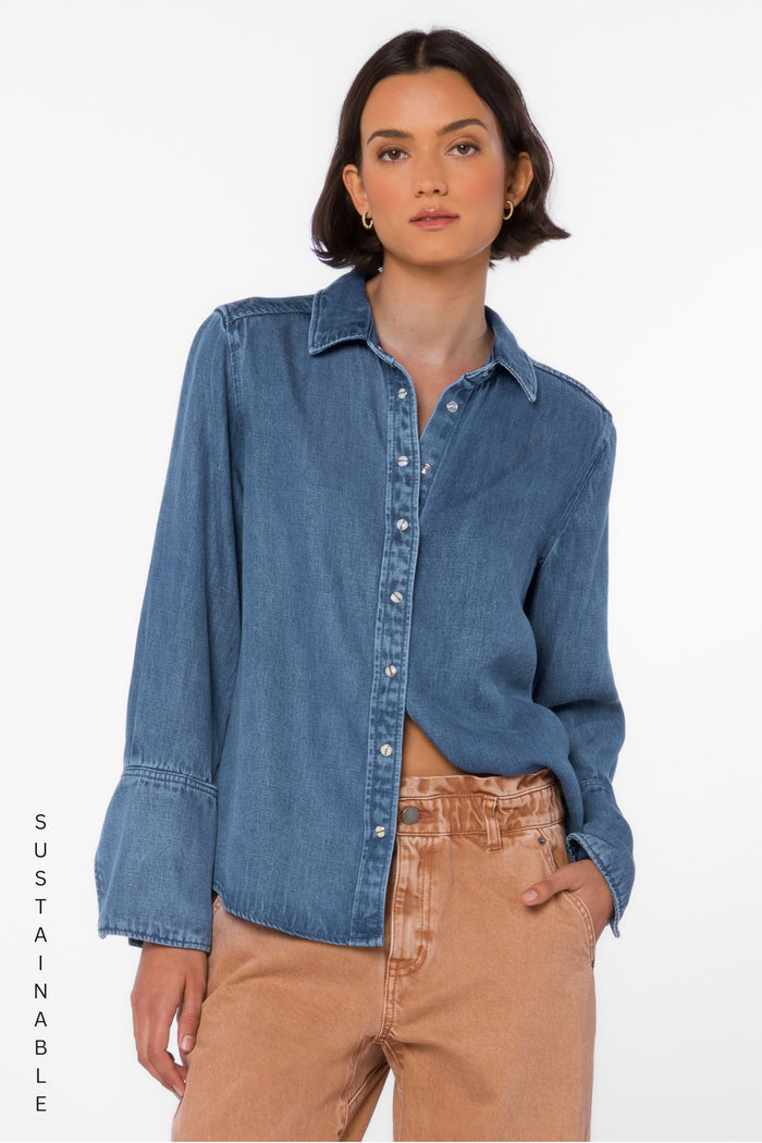 Amaya Calva Shirt - Tops - Velvet Heart Clothing