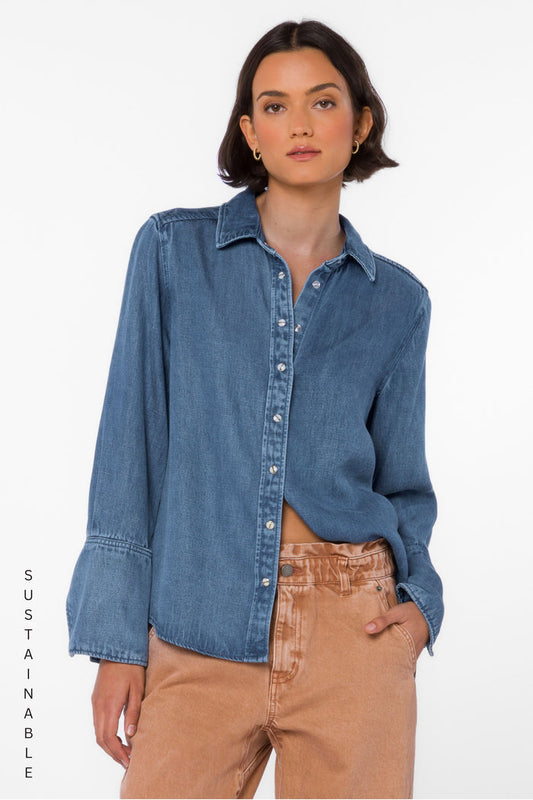Amaya Calva Shirt - Tops - Velvet Heart Clothing