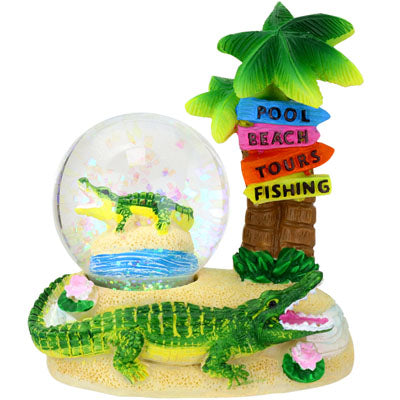 Aligator Sign Globe