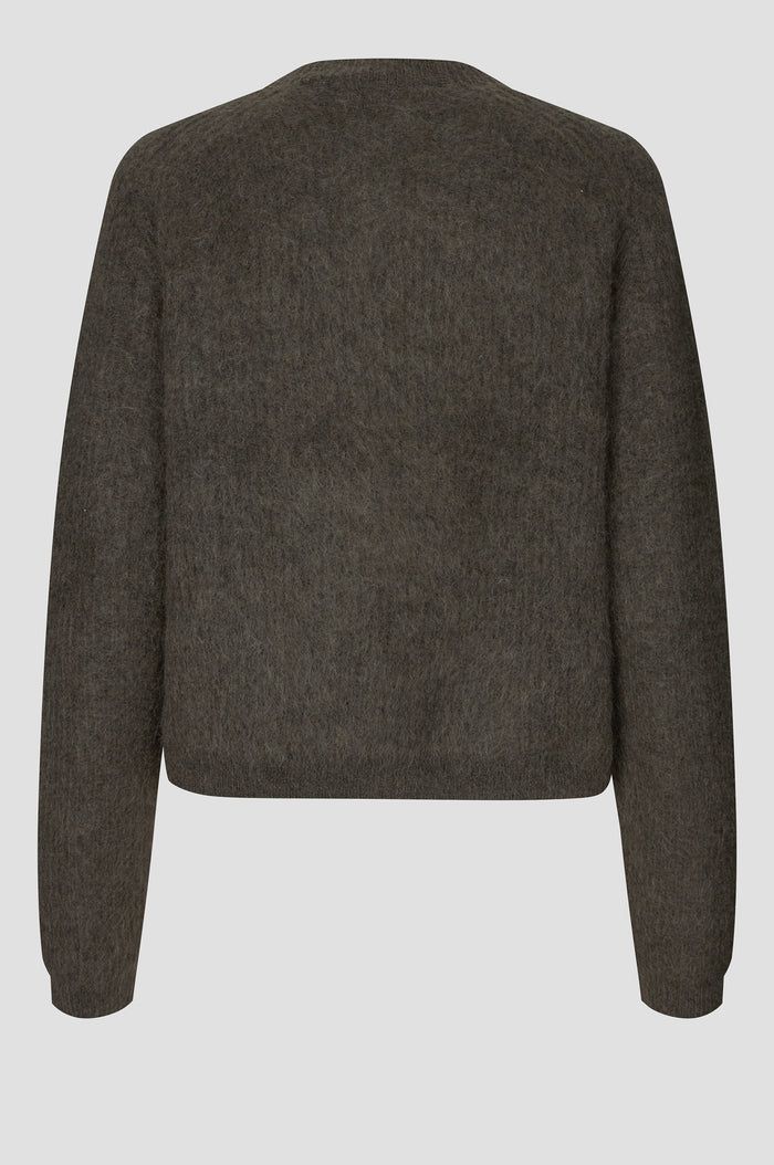 Andrea Knit Rib LS Cardigan
