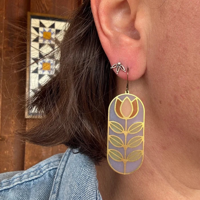 Annika Stained Glass Earrings