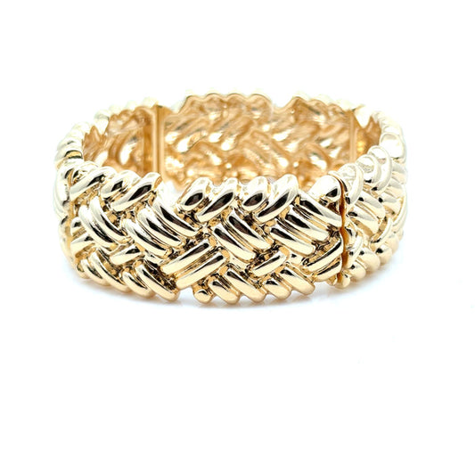 Style the Annika Textured Stretch Bracelet exclusively at Born To Glam