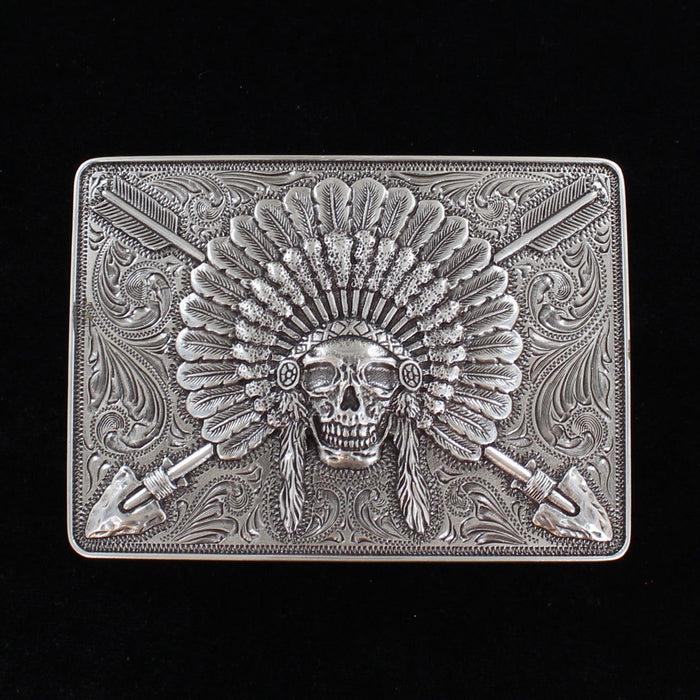 Ariat Chief Skull Belt Buckle