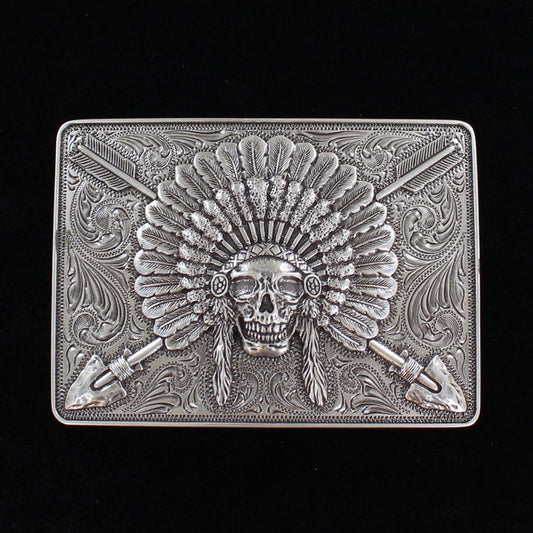 Ariat Chief Skull Belt Buckle