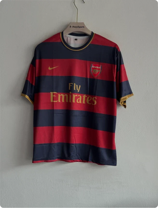 ARSANEL 2007-08 THIRD KIT FABREGAS FIVESLEEVE
