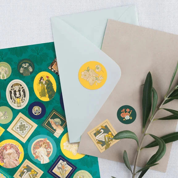 Art Nouveau Sticker Sheet