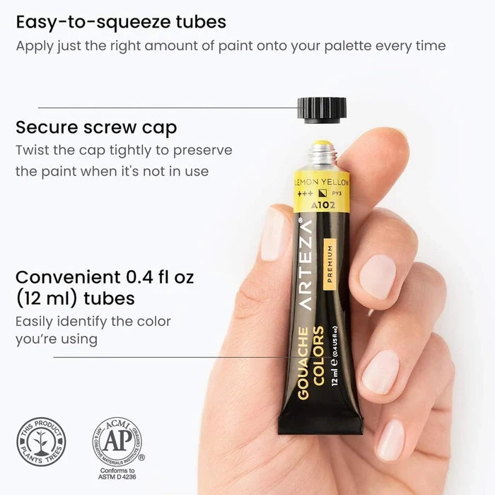 Arteza® Gouache Paint Set of 60