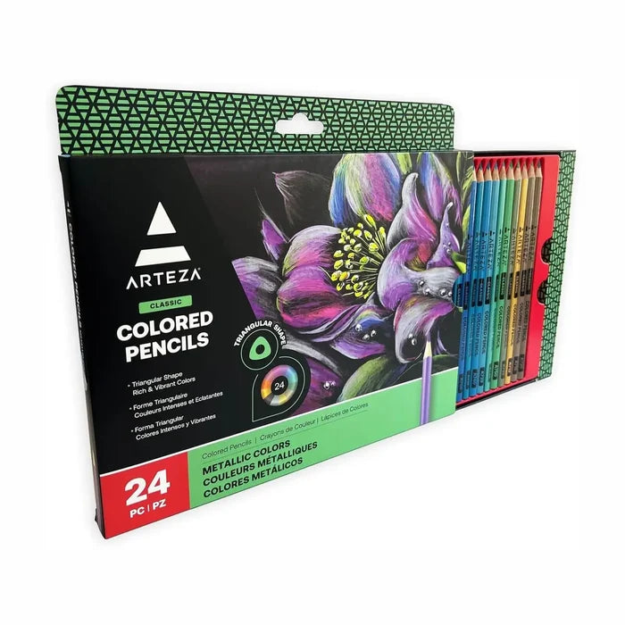 Arteza® Metallic Colored Pencils Set of 24