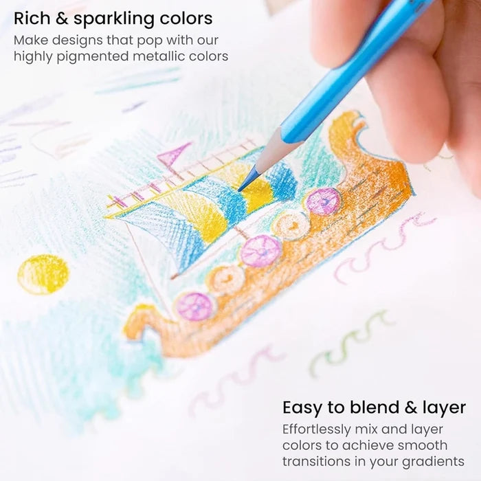 Arteza® Metallic Colored Pencils Set of 24