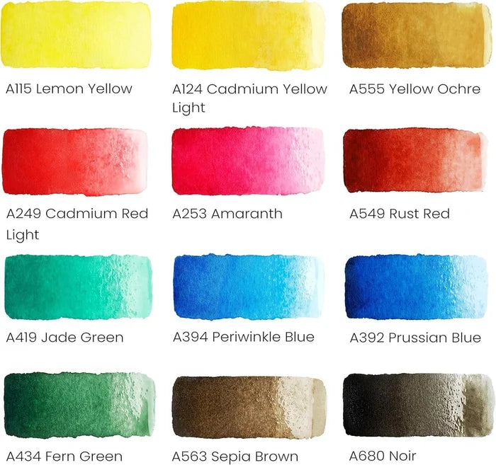 Arteza® Watercolor Half Pans Sets