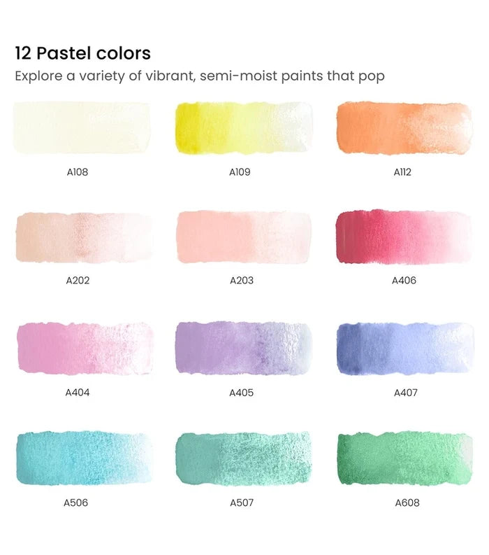Arteza® Watercolor Half Pans Sets