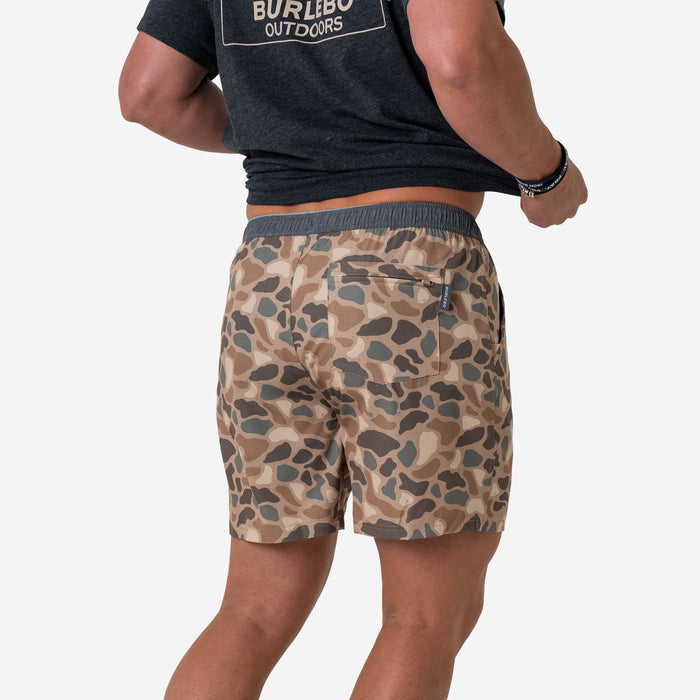 Athletic Short - Pintail Camo - Grey Liner