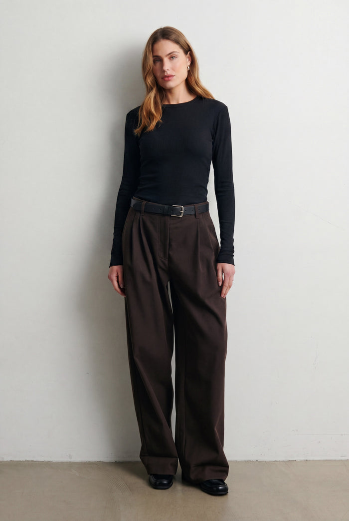 Aubin LS O-Neck Tee