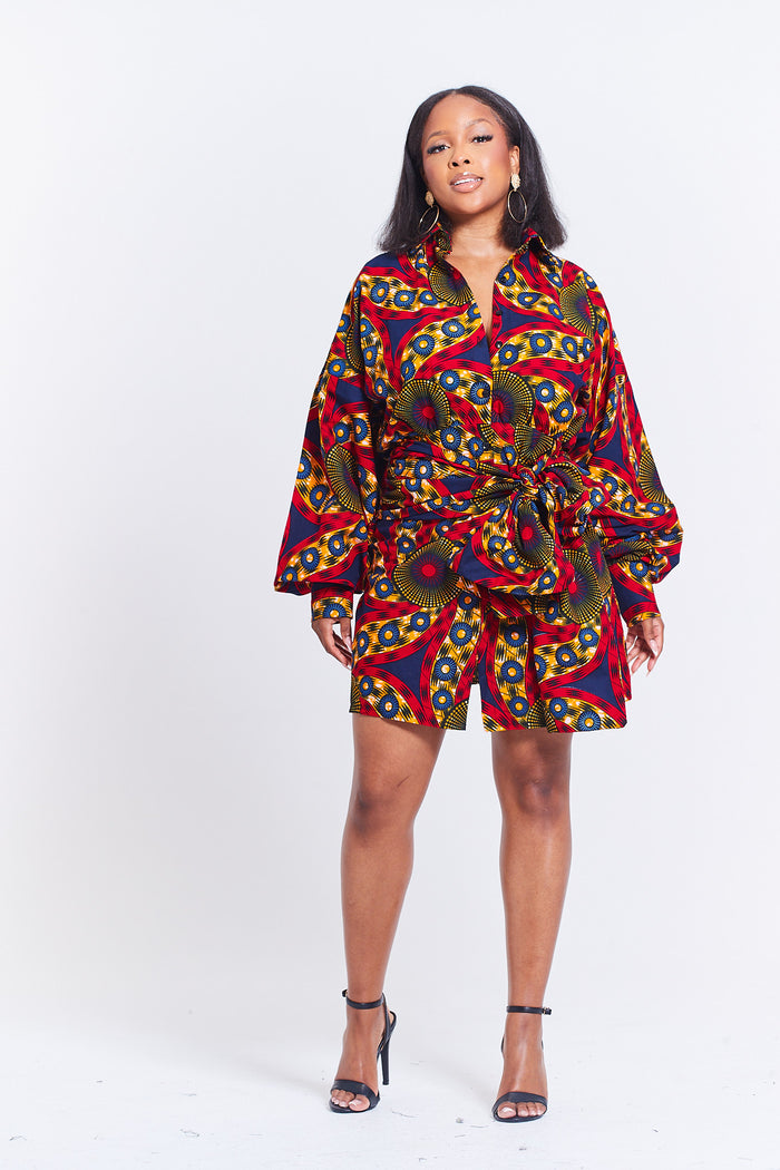 AYEN - Self Tie Shirt Dress