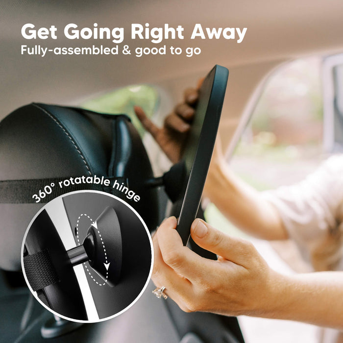 Get Going Right Away Fully-assembled & good to go 360° rotatable hinge