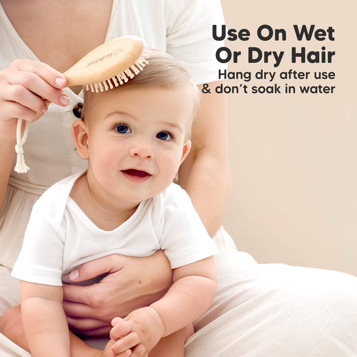 Use On Wet Or Dry Hair - Hang dry after use & don't soak in water
