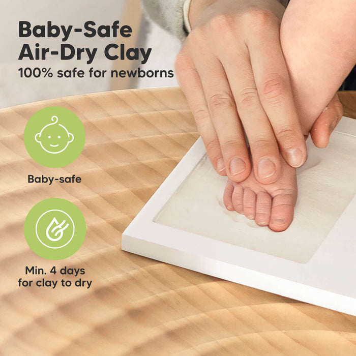 Baby-Safe Air-Dry Clay 100% safe for newborns Min. 4 days for clay to dry