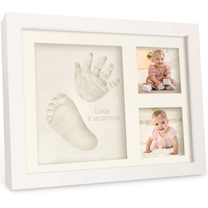 Baby Handprint & Footprint Keepsake Solo Frame