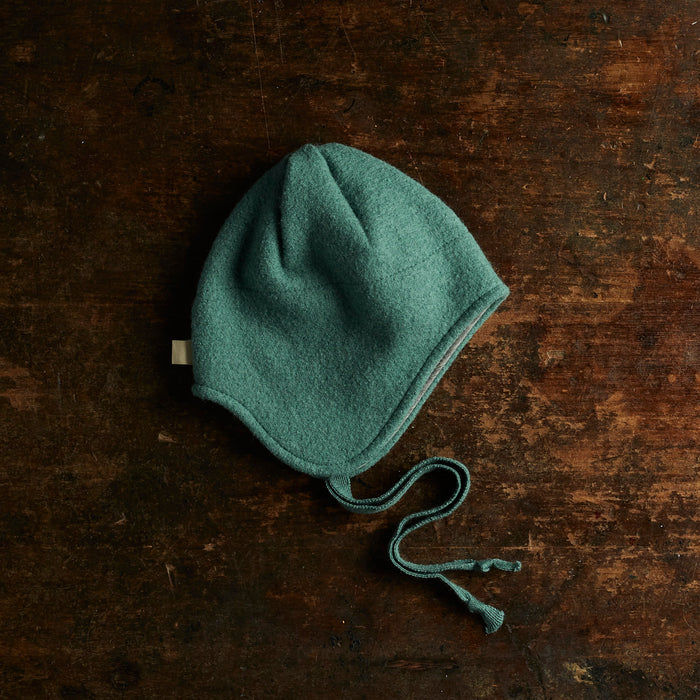 Baby & Kids Boiled Merino Wool Hat - Eucalyptus