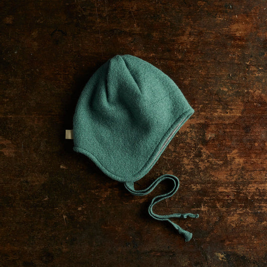Baby & Kids Boiled Merino Wool Hat - Eucalyptus