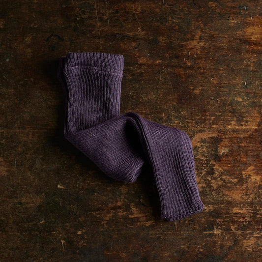 Baby & Kids Merino Wool Leggings/Trousers - Aubergine