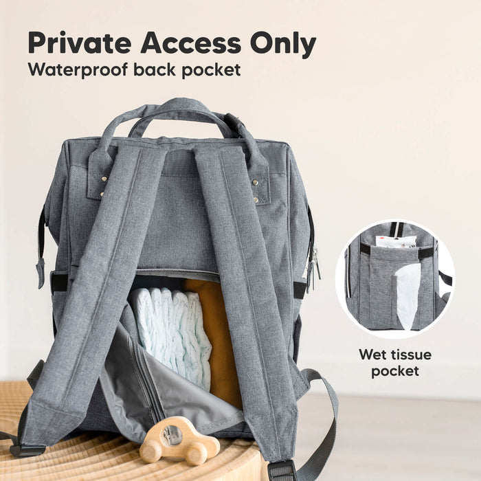 Private Access Only Waterproof back pocket Wet tissue pocket