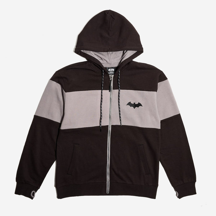 Batman Colorblock Zip-Up Hoodie - Heroes & Villains-DC Comics-Hoodie