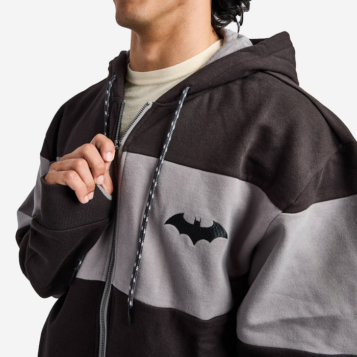 Batman Colorblock Zip-Up Hoodie - Heroes & Villains-DC Comics-Hoodie