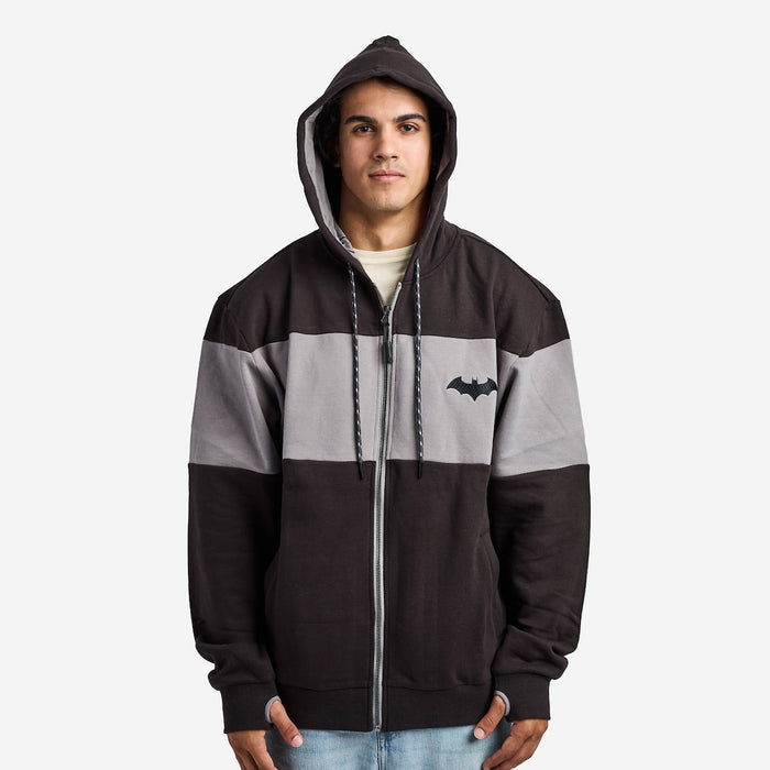 Batman Colorblock Zip-Up Hoodie - Heroes & Villains-DC Comics-Hoodie
