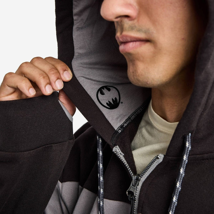 Batman Colorblock Zip-Up Hoodie - Heroes & Villains-DC Comics-Hoodie