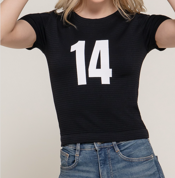 BB 14 Waffle Tee - SexyModest Boutique