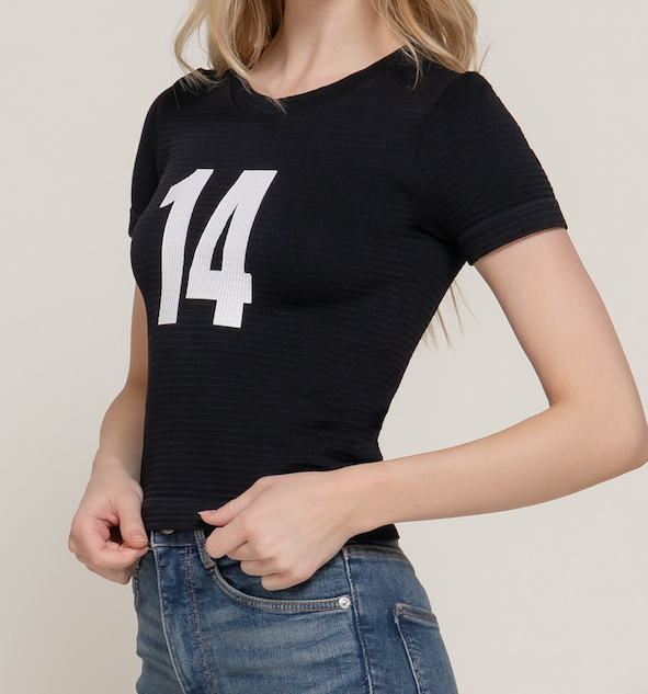 BB 14 Waffle Tee - SexyModest Boutique