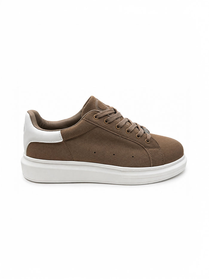 Beige GG Suede Sneakers