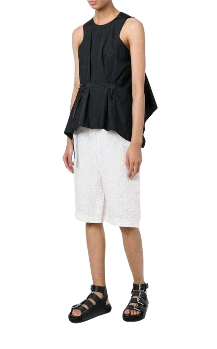 Sacai Belted Front Top - Runway Catalog
