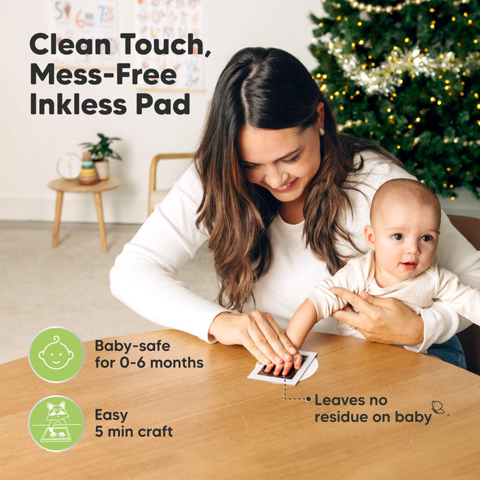 Baby-safe for 0–6 months, Easy 5 min craft, Leaves no residue on baby