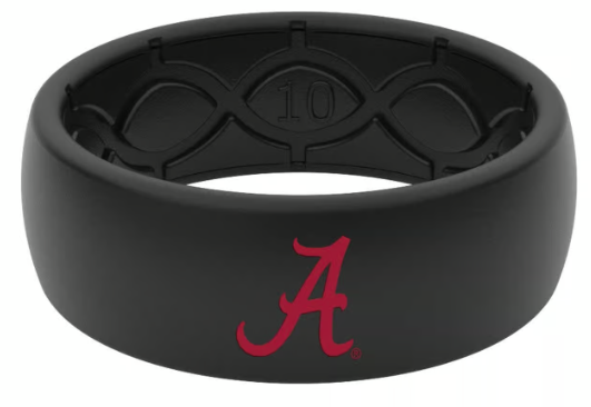Black Alabama Groove Ring