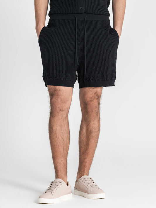 shorts / Beige Insignia Satin Shorts