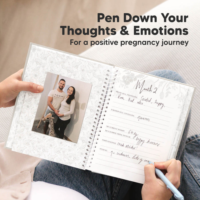 Pen Down Your Thoughts & Emotions. For a positive pregnancy journey