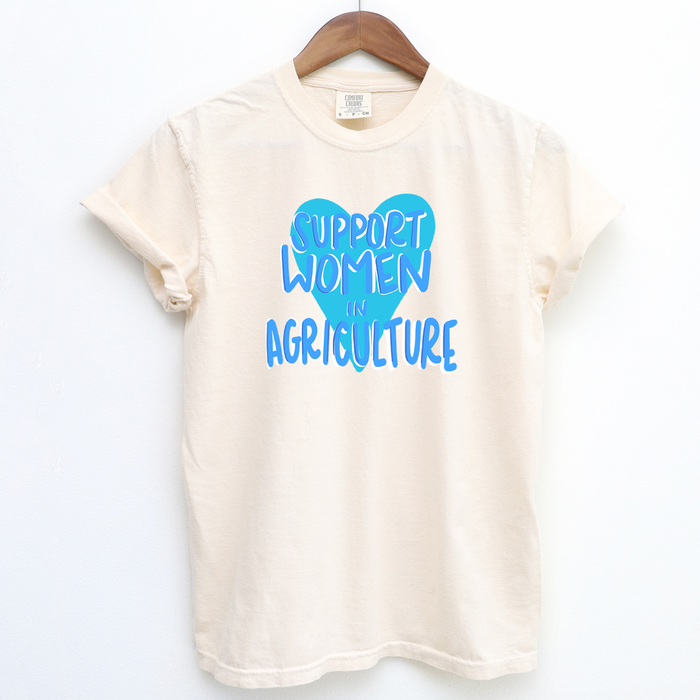 Blue Heart Support Women In Ag– Comfort Colors T-Shirt