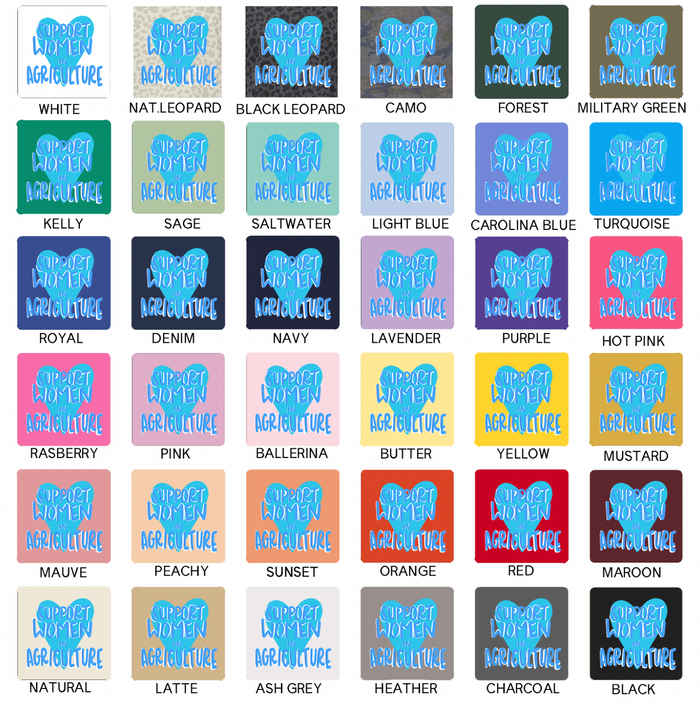 Blue Heart Support Women In Ag– Infant/Toddler/Youth