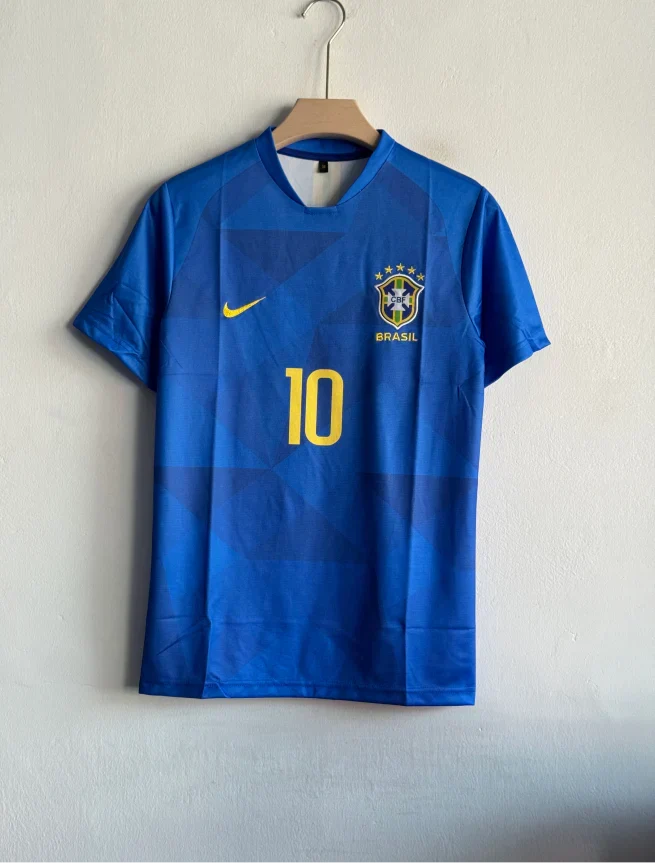 Nike Brasil 2018-19 Neymar Jr Away Printed Jersey
