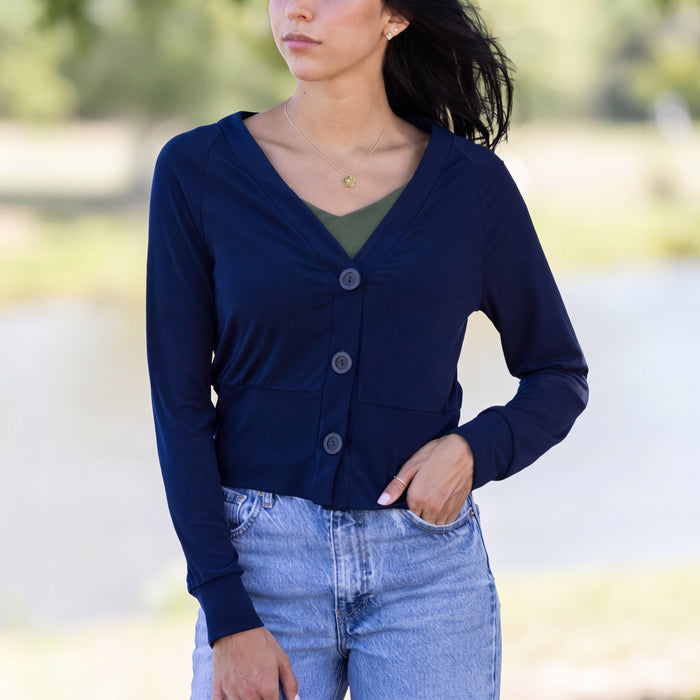 Brigitte Brianna Favorite Cardigan - SexyModest Boutique